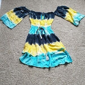 Women's Bahamas Tie-Dye Off-Shoulder Dress